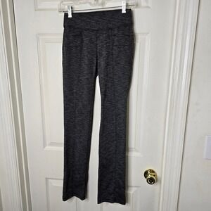 Gray Athleta Womens Yoga Straight Leg Pants Pockets. XXS